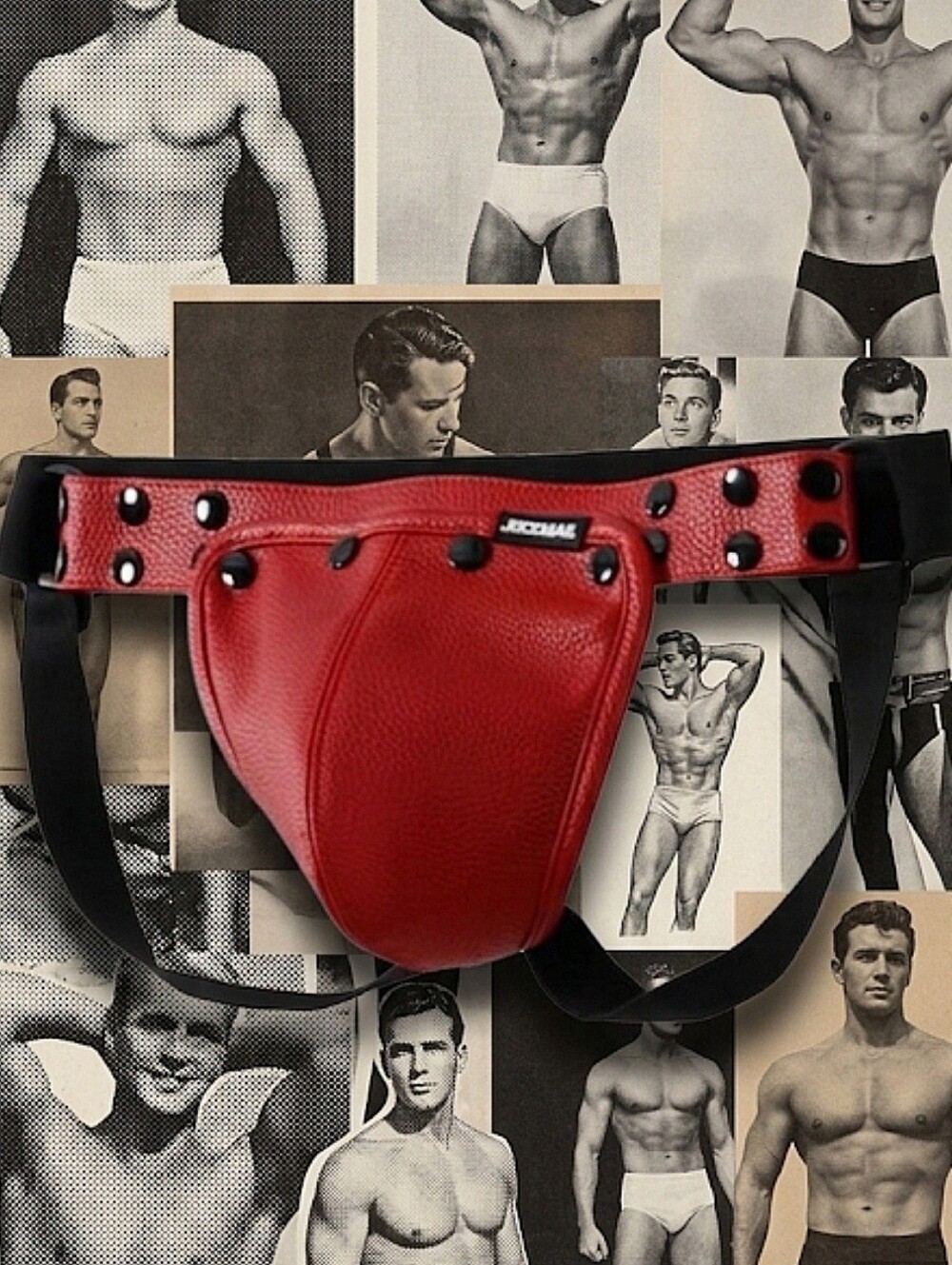 Snap Away Jockstrap PU Leather - Picture 1 of 9